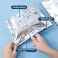 thumbnail image 6 of 10 PCS Thick Aluminum Foil Sealable Storage Bags, Reusable Stand Up Pouches with Labels & Zip Lock for Food, Vegetables, Fruits, and Meat Storage, 10.24 * 11.42 inch, 6 of 9