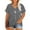 Grey, variant on YLHFASHION Plus Size V Neck T Shirts Women Short Sleeve Tops Casual Summer Tshirts Loose Fit Tee Clearance Sales Women's Short sleeve T-shirt