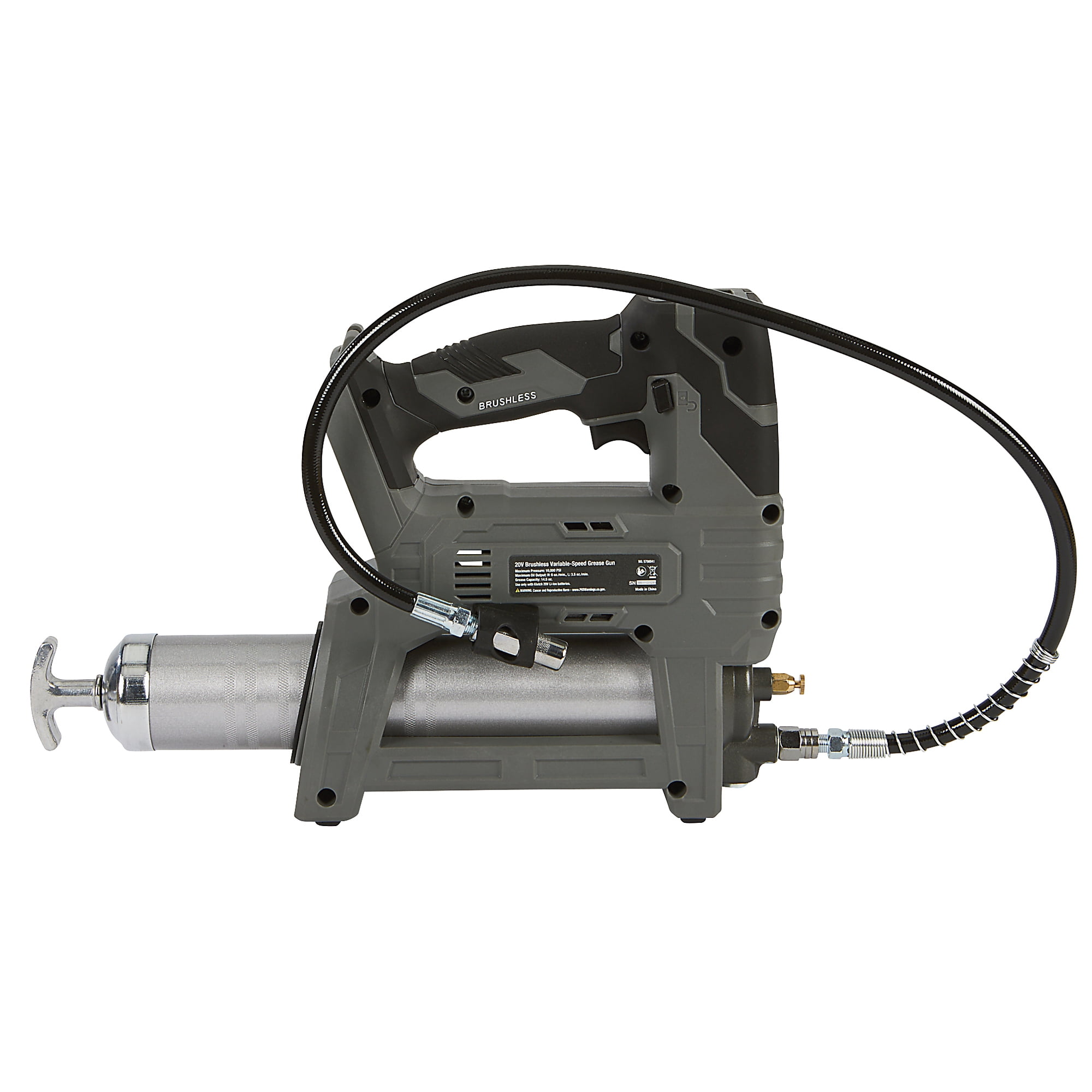 Klutch Grease Gun, KLiQ 20V, 10,000 PSI, 5 Oz./Min., Brushless, Cordless, Bare Tool