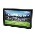 thumbnail image 3 of Ageszoe TV Cover for Outside Waterproof Protection,70-75inch Black Television Enclosure with Bracket and Lock, 3 of 9
