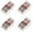 Silver 4PCS, variant on Set Of 16 Rhinestone Crystal Pins Double Rhinestone Hair Barrette Clip Metal Hair Pins For Women Girls Multi Color