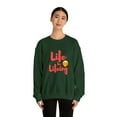 thumbnail image 3 of Life Be Lifeing Unisex Heavy Blend™ Crewneck Sweatshirt Sweater, 3 of 7