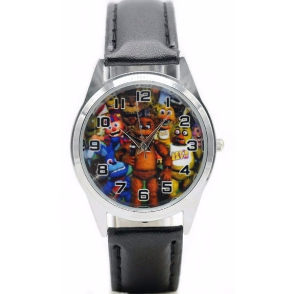 Five Nights at Freddy's Characters Leather Band Wrist Watch
