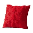 thumbnail image 3 of Tarmeek Christmas Pillow Covers 18x18 Inch Set of 3 Christmas Decorations, Winter Xmas Holiday Decor Fluffy Soft Plush Faux Fur Throw Pillow Covers for Home Decor Christmas Decorations Indoor, 3 of 9