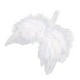 thumbnail image 3 of Alas de ángel, alas de plumas blancas, adornos colgantes, decoración de árbol de Navidad, decoraciones navideñas para vacaciones, bodas, año Nuevo, 3 of 7
