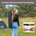 thumbnail image 5 of SUNCREAT Hammocks Portable Hammock with Frame, Backyard Double Hammock with Curved Spreader Bar, Brown, 5 of 8