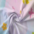 thumbnail image 3 of 72" x 72" Easter Eggs Shower Curtain Butterfly Spring Colorful Watercolor Pastel Home Bathtubs Bathroom Curtains Decoration Set with 12 Hooks, 3 of 5