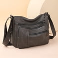 thumbnail image 5 of MUSOIE Large Crossbody Bags for Women Multi Pockets Shoulder Bags Soft Vintage Vegan Leather Purses, 5 of 7