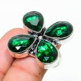 thumbnail image 2 of Natural Chrome Diopside Gemstone 925 Sterling Silver Gift Ring Size 9, 2 of 2