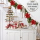 thumbnail image 5 of Puntoco Magnolia con purpurina navideña Magnolia con tallos Decoración para árbol de Navidad Corona de flores Decoración navideña de Año Nuevo Regalo festivo, 5 of 6