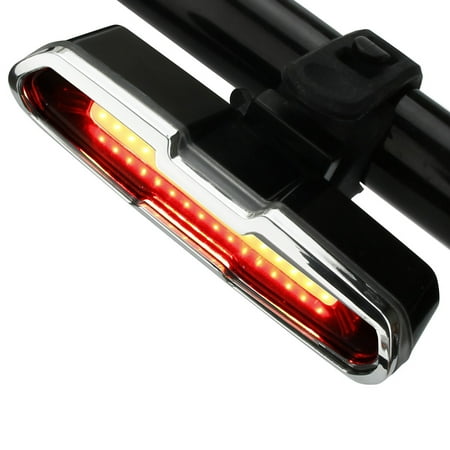 LED Back Light Bike Tail Rechargeable Torch Rear Rechargable Flashlight Taillights
