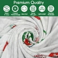thumbnail image 5 of Throw Blanket 60"x50",Winter Gray Gnome Xmas Holiday Festival Blanket for Women Men,Soft Flannel Fleece Throw for Home Living Room Bed Chair Couch Decor, 5 of 6