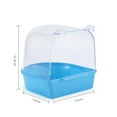 thumbnail image 1 of EastVita Removable Bath Box Bathing Basin Bird Cage Accessories Supplies For Small Birds Parrots, 1 of 8