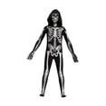 thumbnail image 2 of Disfraz de esqueleto para Halloween, disfraz de cosplay para niños, fiesta temática de carnaval Para altura 110cm, 2 of 9