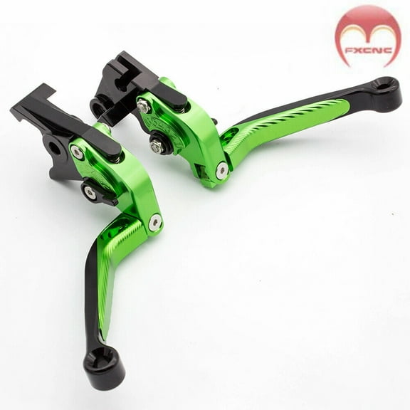 Suitable for Kawasaki ZX10R RR KRT 2016-2020 green folding extended brake clutch lever-