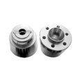 thumbnail image 1 of ZheElen 2pieces Aluminum Rear Wheel Hub Adapter For AXIAL 1/10 ROCK RACER 90026 AX31011 Hop-ups Upgrade Silver, 1 of 6