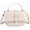 Beige, variant on Crossbody Bag for Women, Small Flap Saddle Purse with Top Handle, Vegan Leather