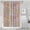 Pioneer Flower Floral-1, variant on Pioneer Flower Floral Print Pattern Shower Curtain 84"x72", Bathroom Decorative Shower Curtain Set with 12 Hooks, Waterproof Washable