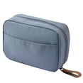 thumbnail image 1 of Simple Zipper Beauty Portable Cosmetic Bag Storage Case Travel Organizer Makeup Pouch GREY, 1 of 8