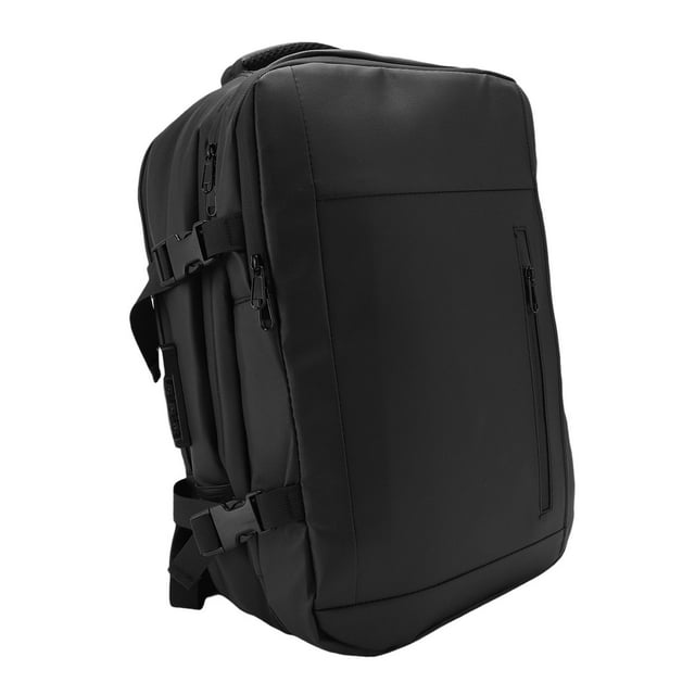 Travel Compression Backpack, 36-55L Oxford Cloth Polyester Laptop Backpack Large Capacity Breathable for Business