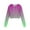 Green, variant on Women Dressy Blouses Fall Winter Comfy Hooded Long Sleeve Kimono Drop Shoulder Zip Up Gradient Print Hoodie Cotton Hoodies Hoodie(Green,L)