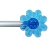 Crystal Flower Drapery Rod, 1/2" Rod Diameter