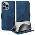 thumbnail image 2 of Funda GANGXUN para iPhone 16 Pro con diseño acolchado elegante, cuero PU, protección total y ajuste preciso, 2 of 5