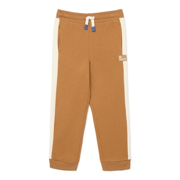 Wonder Nation Little Boys Fleece Jogger Sweatpants, Sizes 4-10
