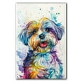 thumbnail image 3 of Bolognese Dog Canvas Wall Art Prints,Watercolor Dog Art Canvas Painting Poster,Pet Canvas Painting Puppy Artwork 8x12 inches, 3 of 6