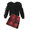 Black&red Black, variant on Girl's Skirt Sets Casual Fall Outfits Corduroy Skirt and Long Sleeve Rib Knit Shirt Tops Trendy 2 Piece Clothes