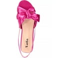 thumbnail image 2 of Vaila Womens Lila Sateen Knot Front Ankle Strap, 2 of 3