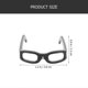 thumbnail image 2 of 60 Pcs Black Fashion Glasses Mini Eyeglasses Doll Eyeglasses Doll Dressing Sunglasses Mini Plastic Sunglasses, 2 of 2