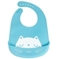thumbnail image 1 of Babero de Silicona BuyWeek impermeable para bebés con diseño de gato, 1 of 1