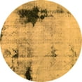 thumbnail image 1 of Ahgly Company Indoor Round Persian Orange Bohemian Area Rugs, 5' Round, 1 of 4