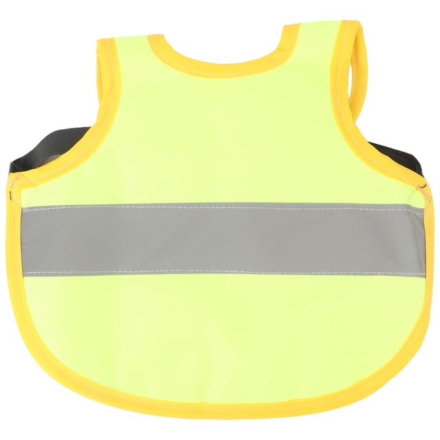 Chaleco Reflectante de Pollo Poliéster Reutilizable Protección de Plumas Arnés de Pollo para Gallina Pato Gansos Amarillo