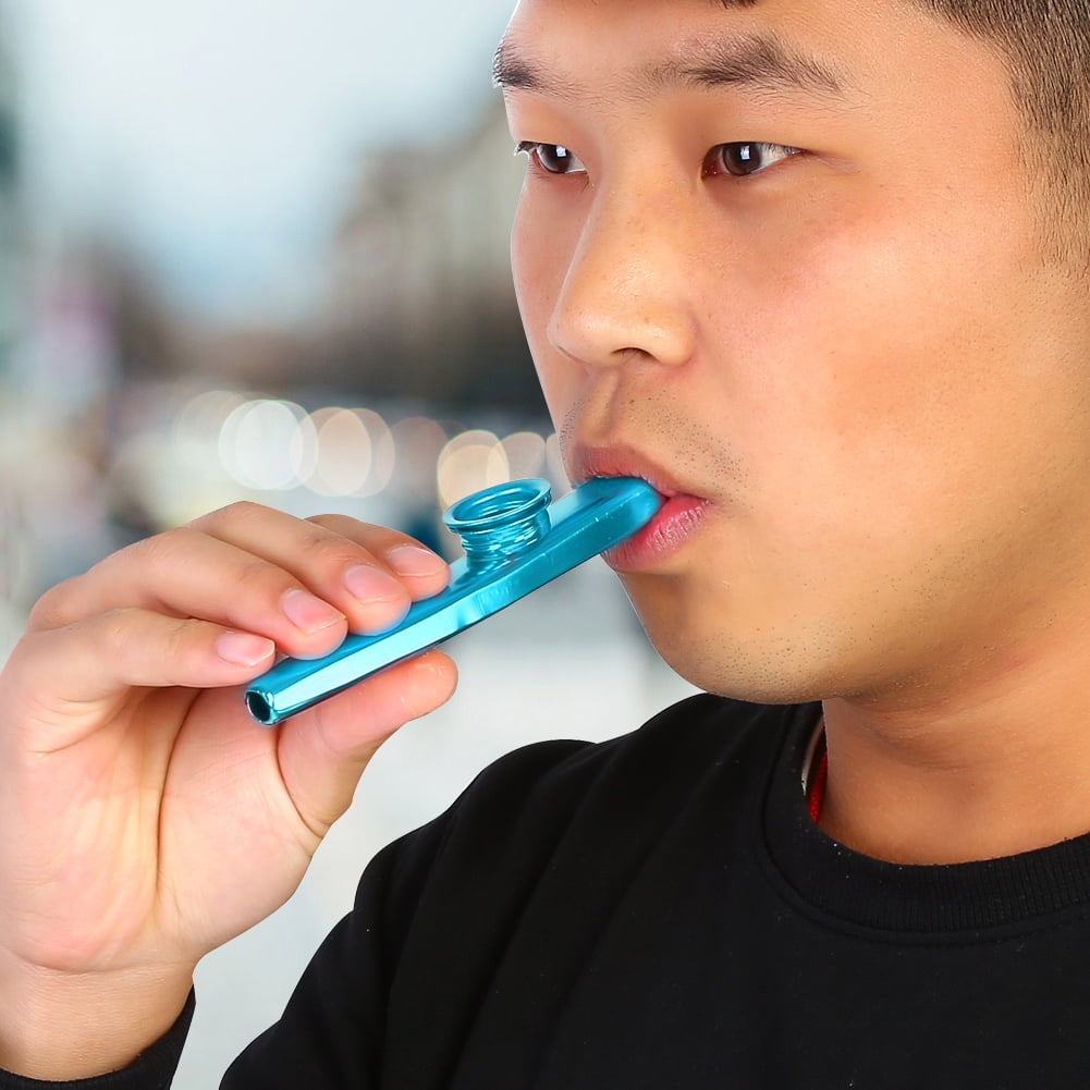YLSHRF Kazoo,Durable Metal Kazoo Flute Mouth Music Instrument Accessory