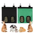 thumbnail image 1 of 2 piezas de bolsa de comedero de heno para conejillo de indias, bolsa de heno para conejo, comedero de heno para animales pequeños, bolsa de heno de almacenamiento, bolsa de comedero colgante, 1 of 7