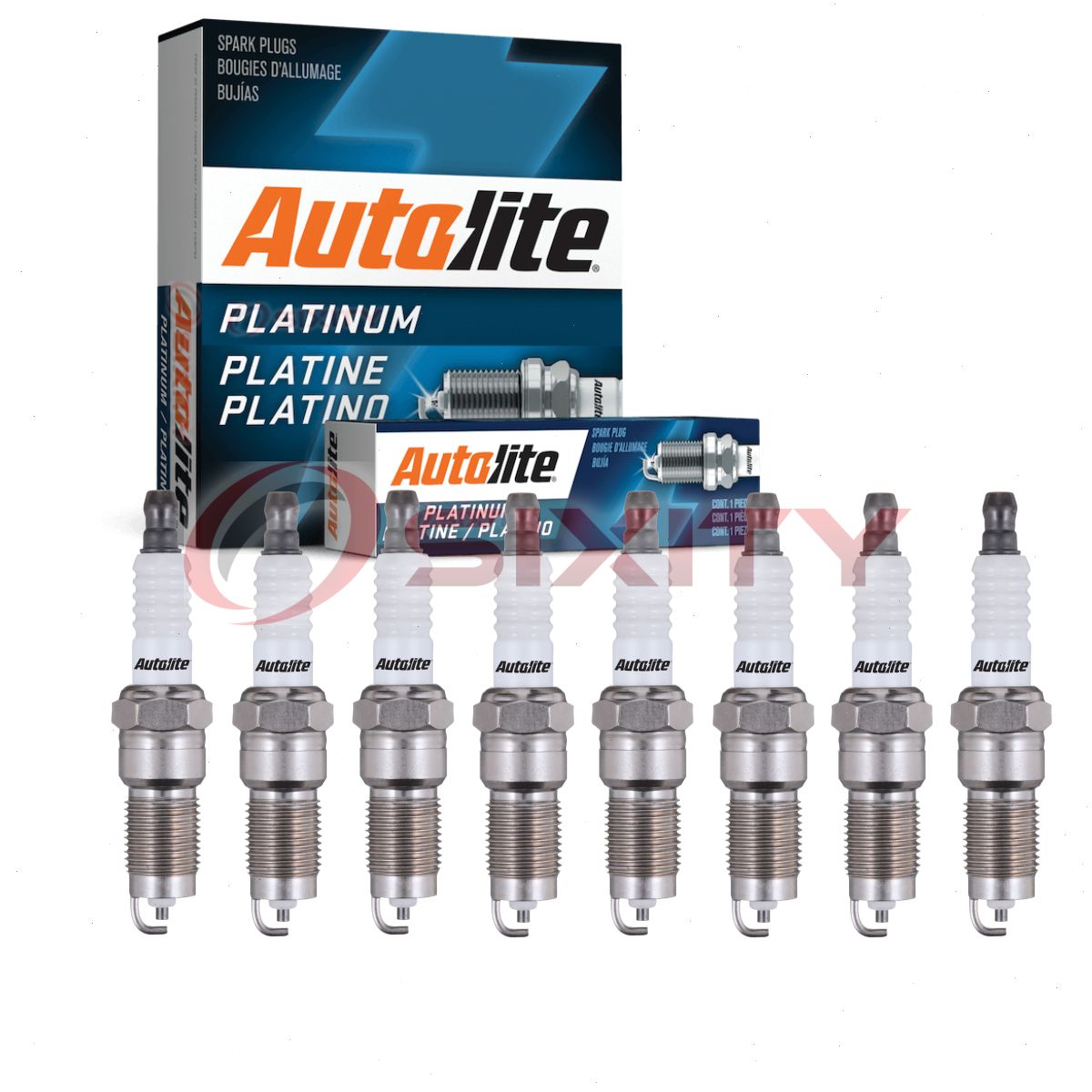 Autolite 5224 Copper Core Spark Plugs – 8-Pack, Fits FLR9LTE D10A AGSP33C 97 6987