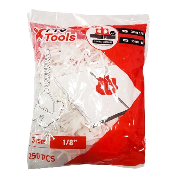 GURU USA Xpro Leveling System 1/8" Spin Spacers, 250PC Bag- 600018