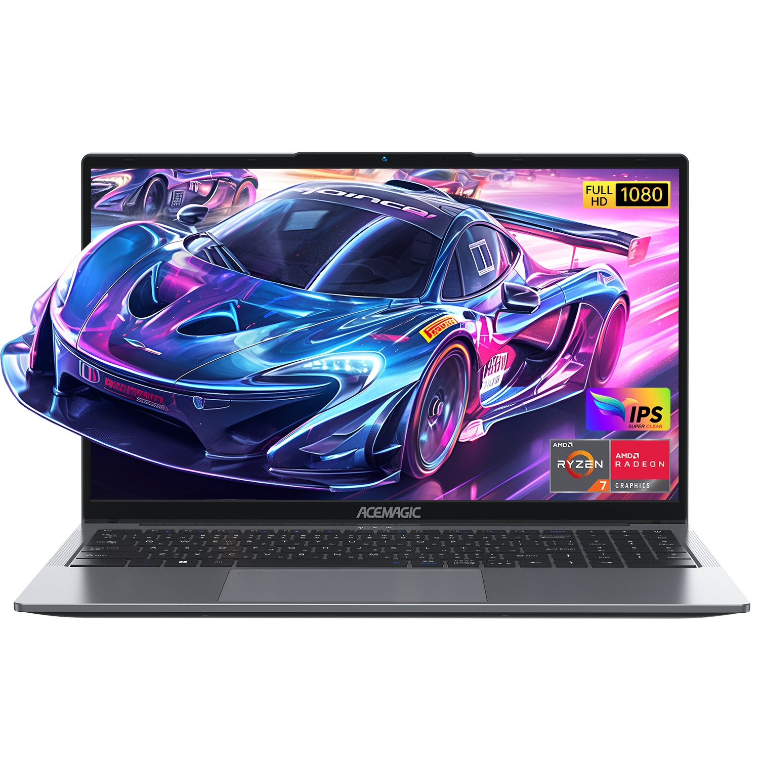 ACEMAGIC 15.6'' FHD Gaming Laptop AMD Ryzen 7 5700U up to 4.3GHz 16GB DDR4 512GB SSD with Windows 11 Pro