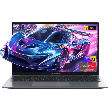 ACEMAGIC 15.6'' FHD Gaming Laptop AMD Ryzen 7 5700U up to 4.3GHz 16GB DDR4 512GB SSD with Windows 11 Pro