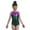 Green, variant on 3-12Years Gymnastics Leotards for Girls Shiny Gradient Color Toddler Ballet Dance Leotard Camisole Leotard Unitards