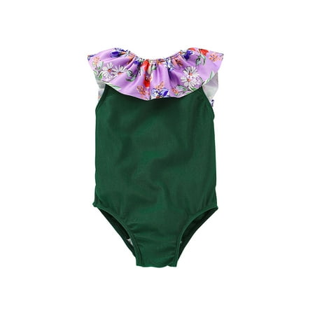 

TheFound Toddler Little Girls Swim One-Piece Swimsuits Cute Baby Kids Bathing Suit with Tassels