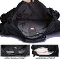 thumbnail image 3 of KAKA Travel Backpack Carry-On Bag Water Resistant Flight Approved Weekender duffle backpack Rucksack Daypack for Men Women (Black), 3 of 5
