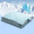 thumbnail image 2 of Air Condition Comforter for Summer Pure Color Ice Silk Cooling Blanket Lightweight and Smooth Twin/King Size Cold Quilt, 2 of 10