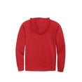 thumbnail image 4 of District V.I.T. Custom Full-Zip Fleece Hoodie. DT6102, Classic Red, 4XL, 4 of 4