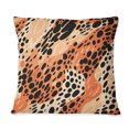 thumbnail image 3 of Designart "Cheetah Spots In Sunset Hues" Animal Throw Pillow - Traditional Pillow For Couch - Insert And Pillows Covers For Living Room Decor, 3 of 5
