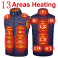 thumbnail image 3 of Chaleco calefactable de 17/13/9 áreas para hombre y mujer, chaleco calefactor eléctrico, chaqueta calefactable por USB, chaleco calefactable, chaqueta calefactora para invierno, 3 of 5