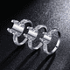 thumbnail image 4 of Anillo de cintura pequeña con cabeza de toro de plata esterlina 925 para mujer, anillo de diamante con soporte vacío y microincrustaciones de 1 quilate con cabeza de toro cerrada, 4 of 4