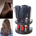 thumbnail image 2 of 5pcs Professional Hair Salon Kit Includes Comb Mirror Anti Static Hairbrush for Hair Care Styling Red, 2 of 8